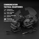 Active Noise Reduction Tactical 2 way Radio Headset Helmet & Pack Accessories  