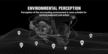 Active Noise Reduction Tactical 2 way Radio Headset Helmet & Pack Accessories  