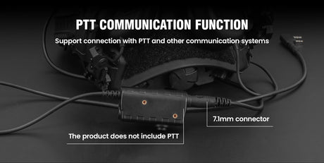 Active Noise Reduction Tactical 2 way Radio Headset Helmet & Pack Accessories  