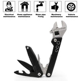 Adjustable Multi functional Wrench Folding Knife Pliers Screwdriver tools  BushLine