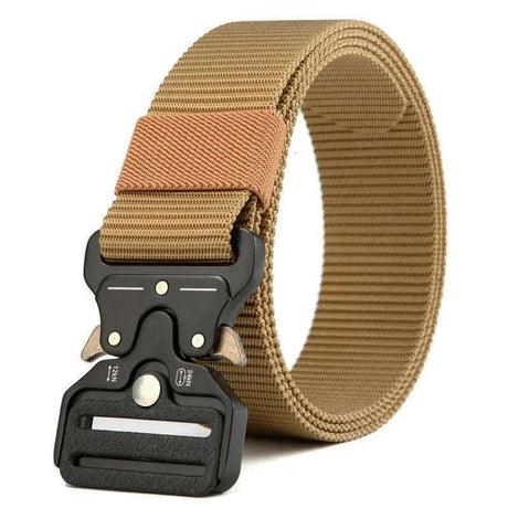 Adventure Quick Release Tactical Belt Clothing BushLine Khaki 125cm