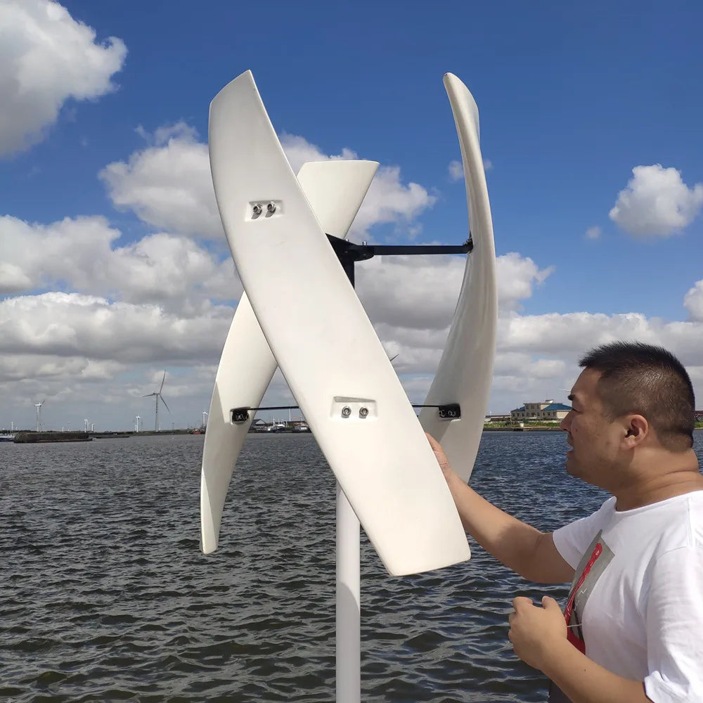 FX series 1Kw, 3Kw & 6Kw Vertical Axis Wind Turbines Wind Power Vertical  BushLine