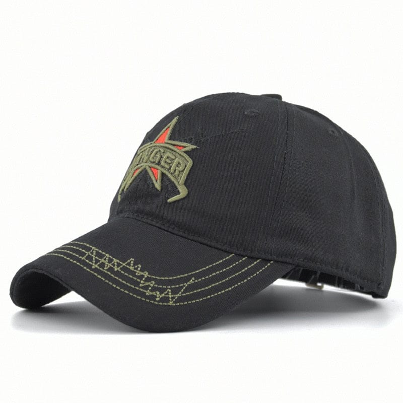 Army Camouflage Baseball Cap over 20 designs tactical hats BushLine Black 10