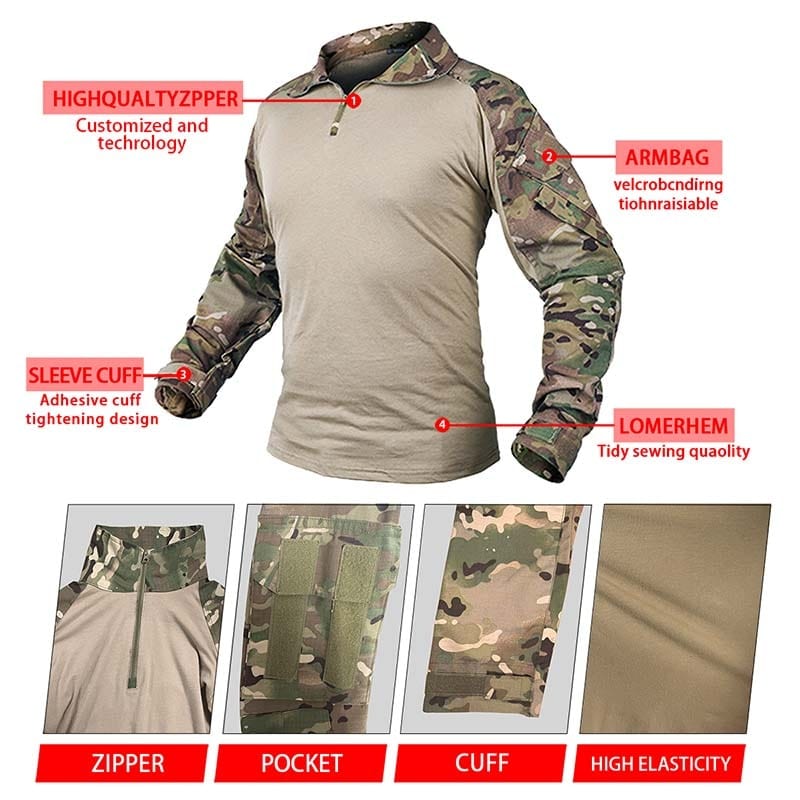 Army Military Police Security Uniform Outdoor Clothing  