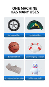 BUVAYE Car Jump Starter Air Pump Portable Air Compressor   