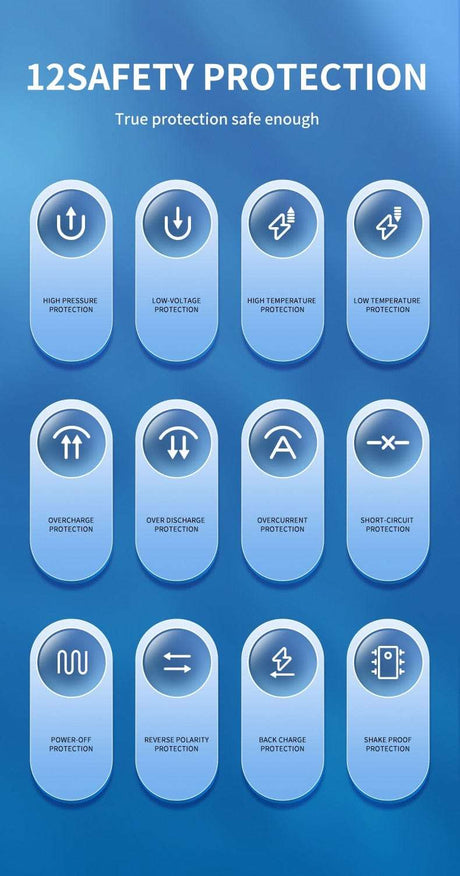 BUVAYE Car Jump Starter Air Pump Portable Air Compressor   