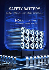 BUVAYE Car Jump Starter Air Pump Portable Air Compressor   