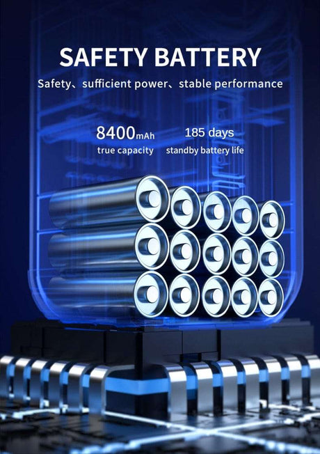 BUVAYE Car Jump Starter Air Pump Portable Air Compressor   