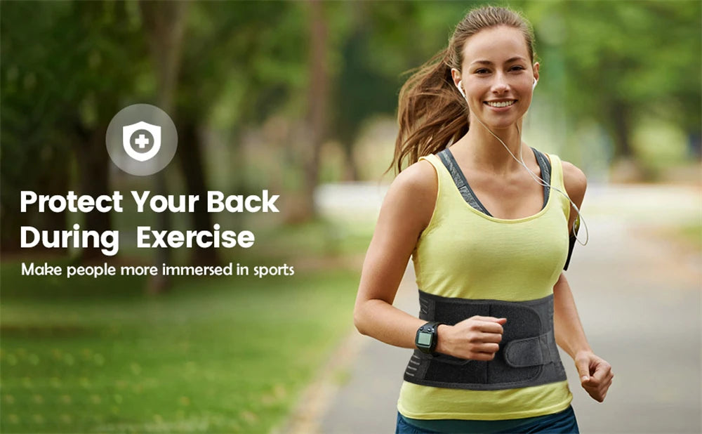 Back Brace for Lower Back Pain Lumbar Support Hi-Vis & Safety  BushLine