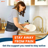 Back Brace for Lower Back Pain Lumbar Support Hi-Vis & Safety  BushLine