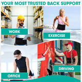 Back Brace for Lower Back Pain Lumbar Support Hi-Vis & Safety  BushLine