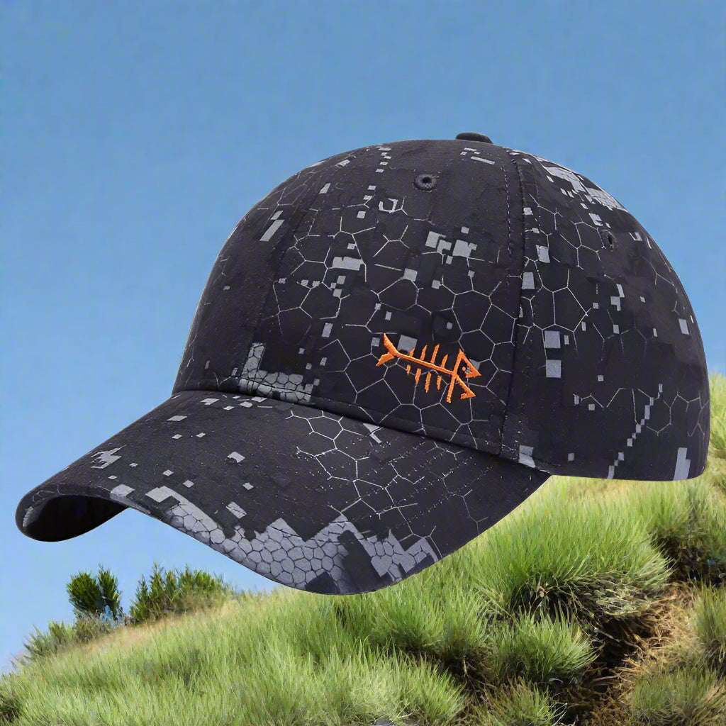 Bassdash Desolve Camo Fishing Unisex Adjustable Baseball Cap tactical hats  BushLine