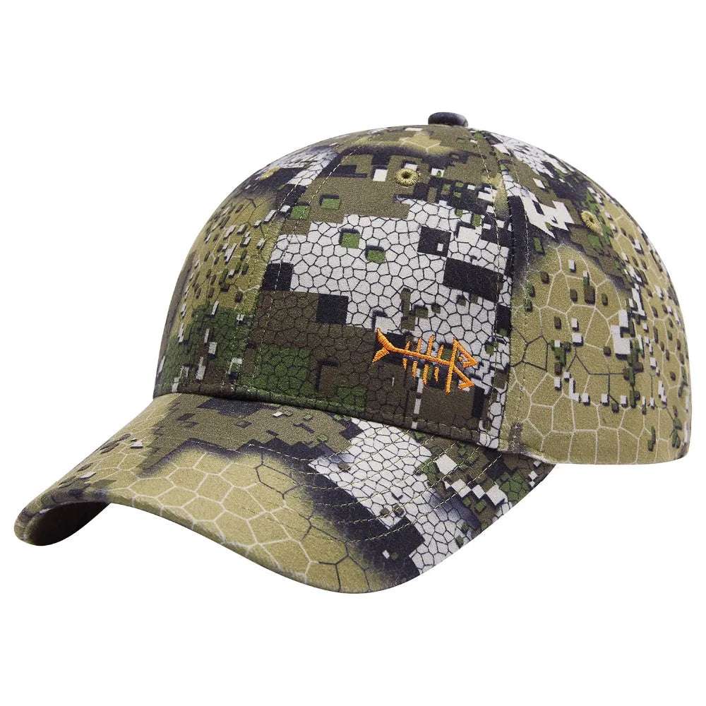 Bassdash Desolve Camo Fishing Unisex Adjustable Baseball Cap tactical hats  BushLine