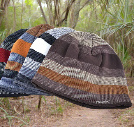 Beanie Knitted Wool Fleece inner Hat Thermal & Wool Beanies  BushLine