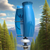 FS-10kW, 15kW & 20kW Vertical Tulip Wind Turbine 12V 24V 48V Wind Power Vertical  BushLine