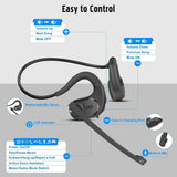 Bluetooth 5.3 Earphones Removable Mic phone stuff  BushLine