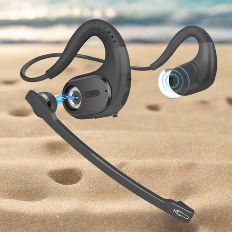 Bluetooth 5.3 Earphones Removable Mic phone stuff  BushLine
