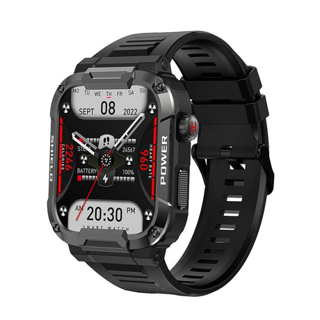 Bluetooth Call Fitness Voice Assist Watch Watchs BushLine Black