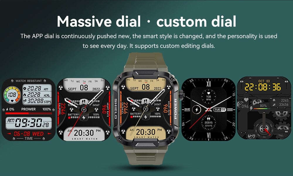Bluetooth Call Fitness Voice Assist Watch Watchs  BushLine