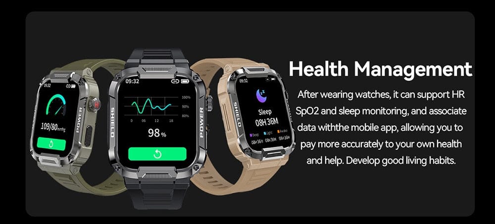 Bluetooth Call Fitness Voice Assist Watch Watchs  BushLine