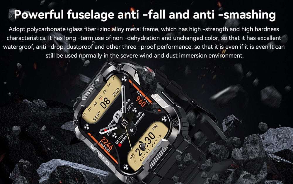 Bluetooth Call Fitness Voice Assist Watch Watchs  BushLine