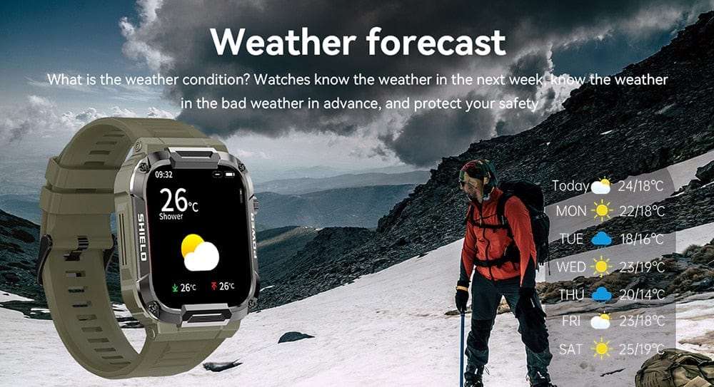 Bluetooth Call Fitness Voice Assist Watch Watchs  BushLine