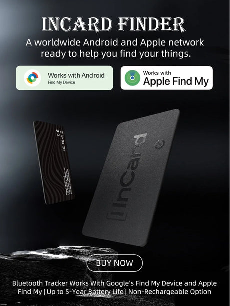 Bluetooth GPS Tracker Smart Finder  for IOS or Android Card Wallet Security & Safety  