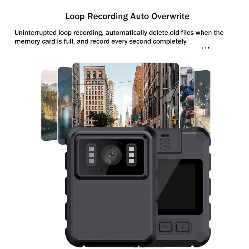 Body Camera Full HD Night Vision 4K Security Cameras  BushLine