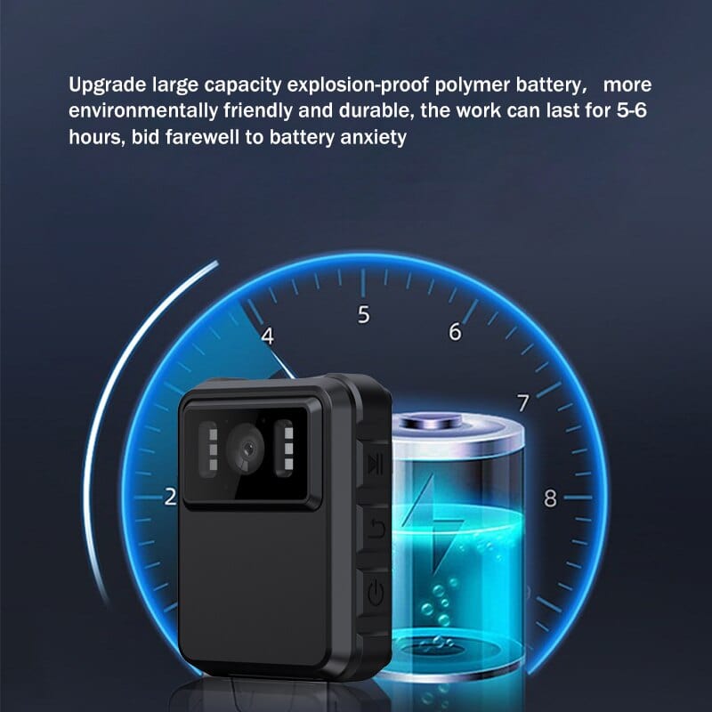 Body Camera Full HD Night Vision 4K Security Cameras  BushLine