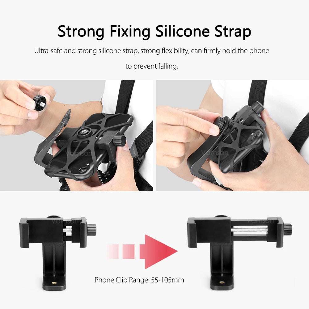 Body Harness Phone Mount Hands Free phone stuff  BushLine