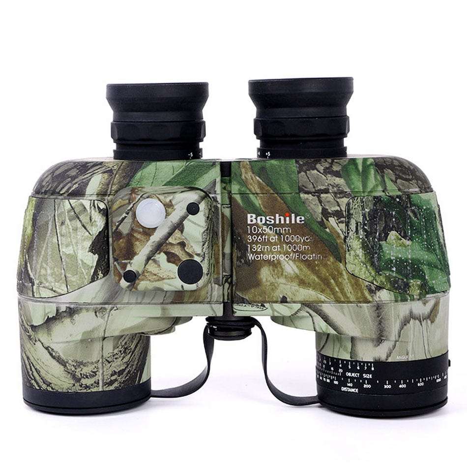 Boshile 10x50 Marine Binoculars Compass & Rangefinder Binoculars  