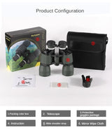 Boshile 20x50 Auto-Focus Binoculars Long Range Waterproof Binoculars  BushLine