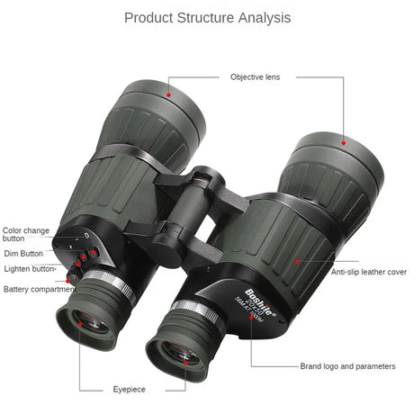 Boshile Auto-Focus 20x50 Tactical Binoculars Binoculars  
