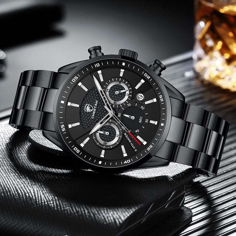 CHEETAH 1613G Casual Sport Chronograph Watch Quartz Watchs  BushLine