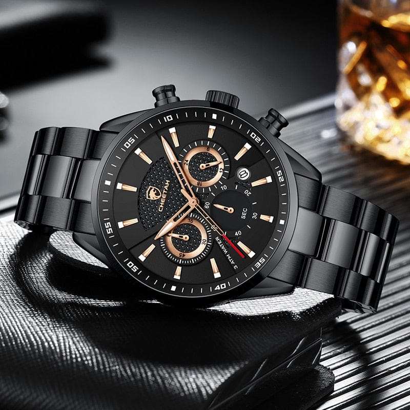 CHEETAH 1613G Casual Sport Chronograph Watch Quartz Watchs  BushLine