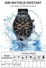 CHEETAH 1613G Casual Sport Chronograph Watch Quartz Watchs  BushLine