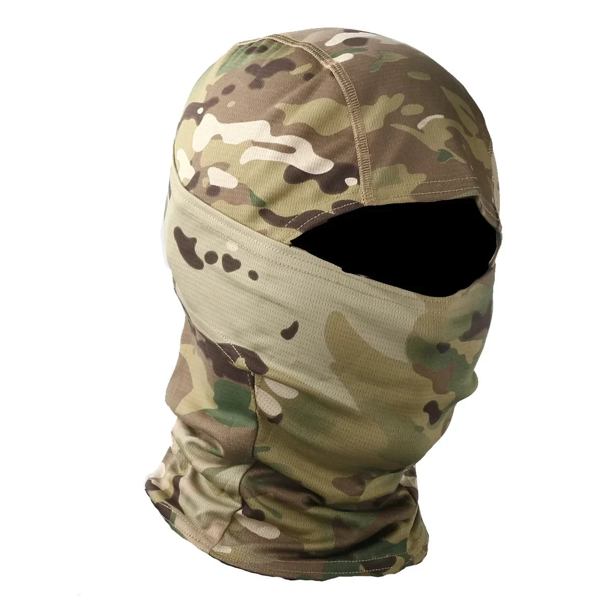 Camo Balaclava Full Face Cap Helmet Liner Neck Gaiter Outdoor Clothing  