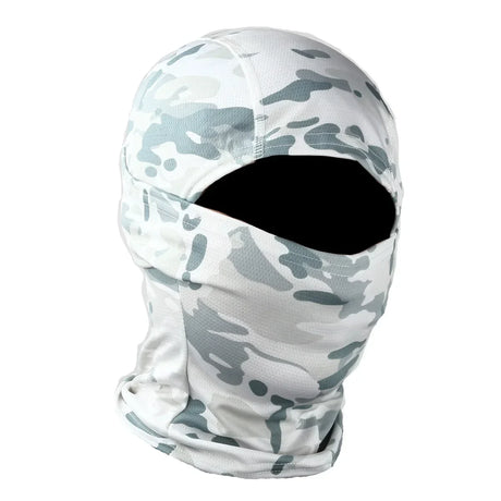 Camo Balaclava Full Face Cap Helmet Liner Neck Gaiter Outdoor Clothing  