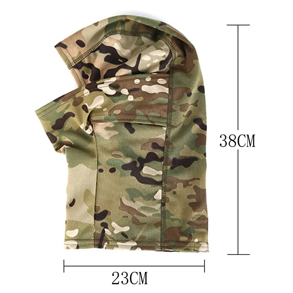 Camo Balaclava Full Face Cap Helmet Liner Neck Gaiter Outdoor Clothing  BushLine
