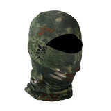 Camo Balaclava Full Face Cap Helmet Liner Neck Gaiter Outdoor Clothing BushLine Python Jungle