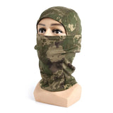 Camo Balaclava Full Face Cap Helmet Liner Neck Gaiter Outdoor Clothing BushLine Variegated jungle
