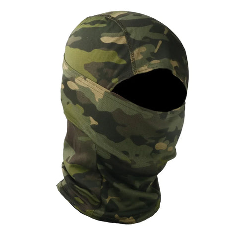 Camo Balaclava Full Face Cap Helmet Liner Neck Gaiter Outdoor Clothing BushLine Scorpion jungle