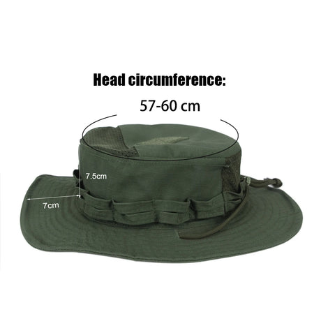 Camo Brimmed Breathable Bucket Hat tactical hats  