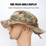 Camo Brimmed Breathable Bucket Hat tactical hats  BushLine