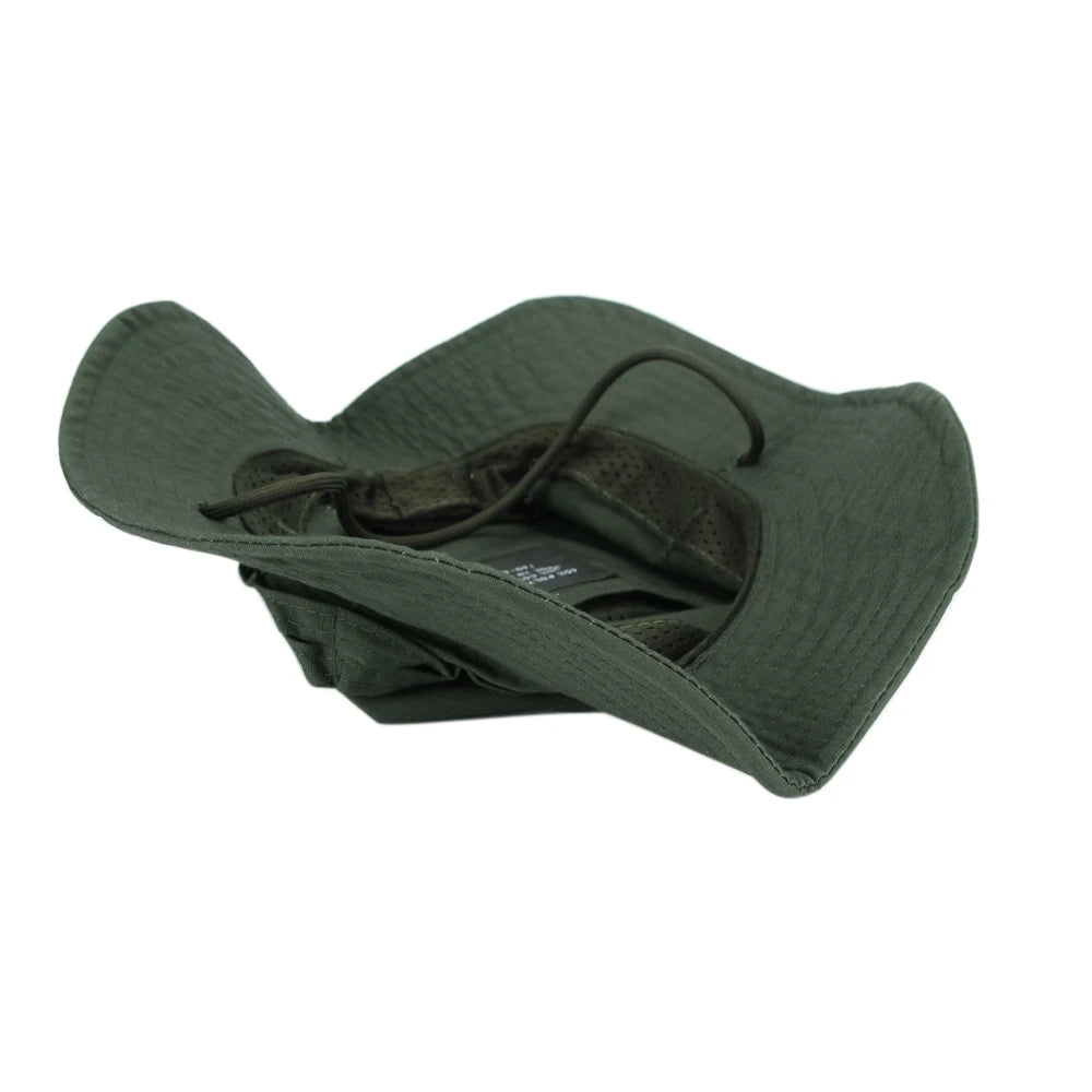 Camo Brimmed Breathable Bucket Hat tactical hats  BushLine