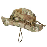 Camo Brimmed Breathable Bucket Hat tactical hats  BushLine