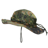 Camo Brimmed Breathable Bucket Hat tactical hats BushLine Deban Jungle