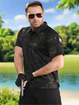Camo Polo Shirt - Quick-drying, Breathable tacticle clothing  
