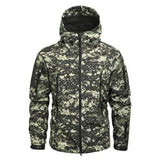 Camouflage Fleece Jacket Windbreaker Outdoor Clothing  