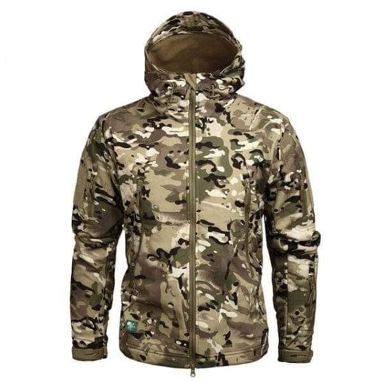 Camouflage Fleece Jacket Windbreaker Outdoor Clothing  